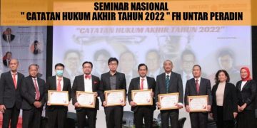 Lantik Pengurus, Peradin Sampaikan Catatan Hukum Akhir Tahun 2022