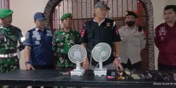 Gelar Razia Gabungan, Lapas Pamekasan Temukan Sajam di Blok Hunian