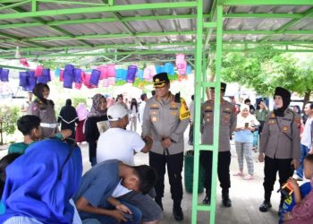 Kapolresta Sidoarjo Pantau Libur Tahun Baru di Wisata Tlocor