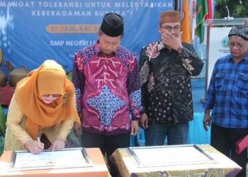 Antisipasi Radikalisme SMPN 1 Waru Deklarasikan Sekolah Toleransi