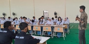 Siswa SMAN 4 Terkesan Ikuti Safari Jurnalistik PWI Sidoarjo
