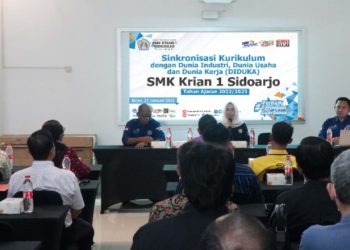 SMK Krian 1 Lakukan Sinkronisasi Kurikulum Dengan 25 DIDUKA