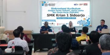 SMK Krian 1 Lakukan Sinkronisasi Kurikulum Dengan 25 DIDUKA
