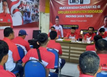 Aklamasi, Nizar Kembali Pimpin LIRA Sidoarjo