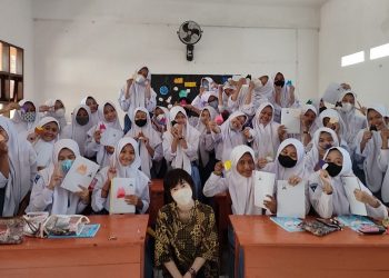 Siswa SMK Sepuluh Nopember Antusias Ikuti Belajar Berbahasa Jepang