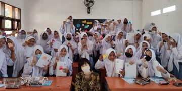 Siswa SMK Sepuluh Nopember Antusias Ikuti Belajar Berbahasa Jepang