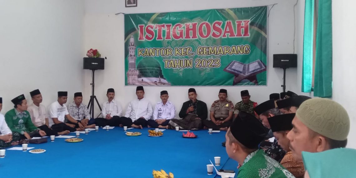 Awali dengan Istighotsah, Camat Gemarang, Madiun Inginkan Keberkahan Tuhan