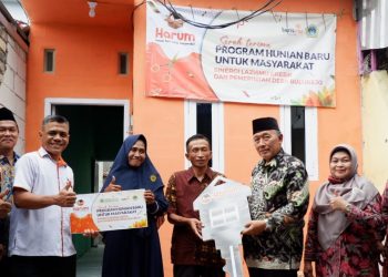 Lewat Program Harum, Muhammadiyah Gresik Serahkan Rumah Baru kepada Warga Bulurejo Benjeng