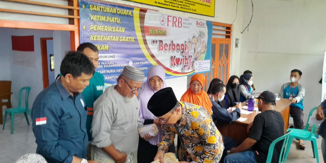 Camat Rogojampi Apresiasi Giat FRB Berbagi Kasih