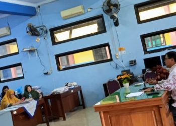 SMPN 2 Jadi Posko Kesehatan Fatayat dan Muslimat Siagakan 63 Guru Piket