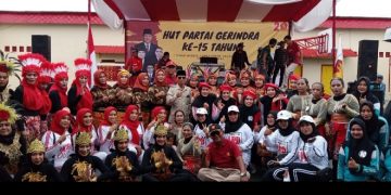 HUT ke-15, DPC Gerindra Banyuwangi Serukan Berantas Korupsi dan Narkoba