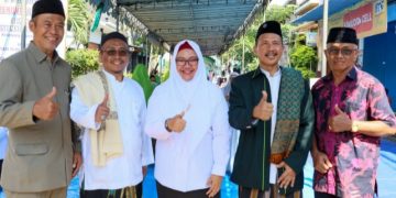 Letakkan Batu Pertama Renovasi TPA-KB Muslimat NU Pelangi, Bu Min Tegaskan Pentingnya Pendidikan Anak Sejak Dini