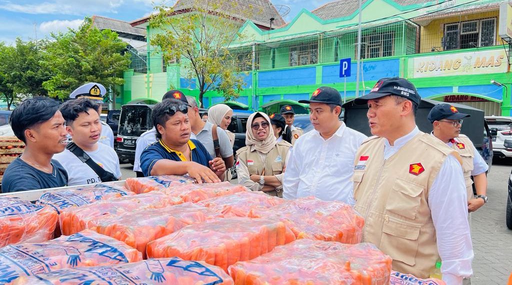 Blusukan ke Pasar Porong, BHS Disambati Pengunjung dan Pedagang