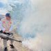 Lima Warga Terjangkit DBD, Tim BHS Gercep Fogging Gratis