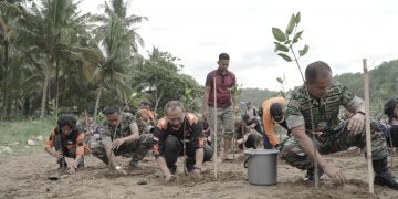 Tanam 2 Ribu Bibit Pohon Mangrove di Pantai Soge