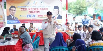 Peringati HUT ke-47, PT DLU dan BHS Peduli Gelar Cek Kesehatan Gratis