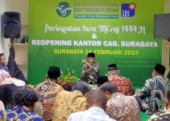 PT Bank Pembiayaan Rakyat Syariah Baktimakmur Indah Peringati Isra Mi’raj sekaligus Reopening Kantor Baru