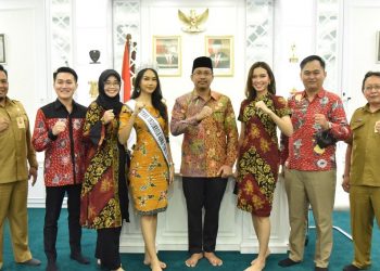 Putri Indonesia Jawa Timur 2023 Yasinta Aurellia Minta Dukungan Bupati Sidoarjo