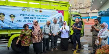 Bu Min Berangkatkan Ekspor Produk 34 UMKM ke Jepang