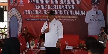 Tekan Kecelakaan, Dishub Nganjuk Lakukan Pembinaan Teknis bagi Penyedia Jasa Angkutan umum