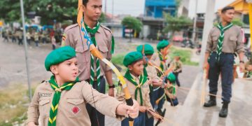 Memanah Jadi Lomba Terfavorit di Cerita Pandu Athfal Pra-Musyda Muhammadiyah-Aisyiyah Gresik