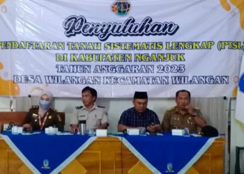 BPN Sosialisasi PTSL 2023 di Desa Wilangan, Nganjuk