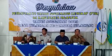 BPN Sosialisasi PTSL 2023 di Desa Wilangan, Nganjuk