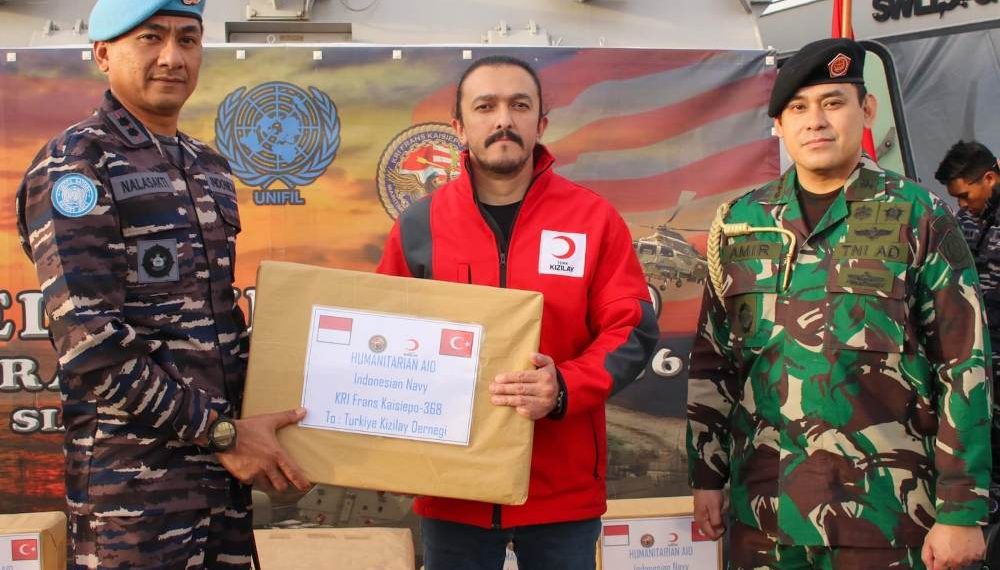 KRI Frans Kaisiepo-368 Hadir di Turki, Kirim Bantuan Kemanusiaan dan Bangun Cofidence Building Measure