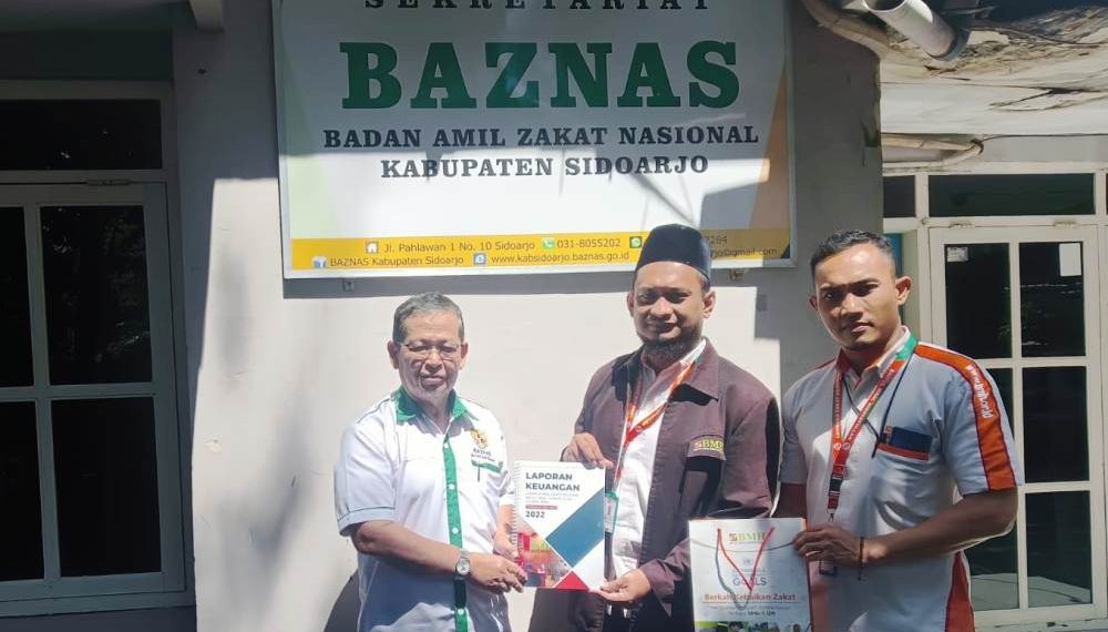 BMH Gerai Sidoarjo Bersilaturahmi ke Baznas Kabupaten Sidoarjo