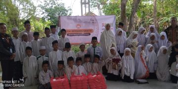 BMH Gerai Sidoarjo Menggelar Doa Bersama Santri Binaan BMH, Untuk Kebaikan Donatur