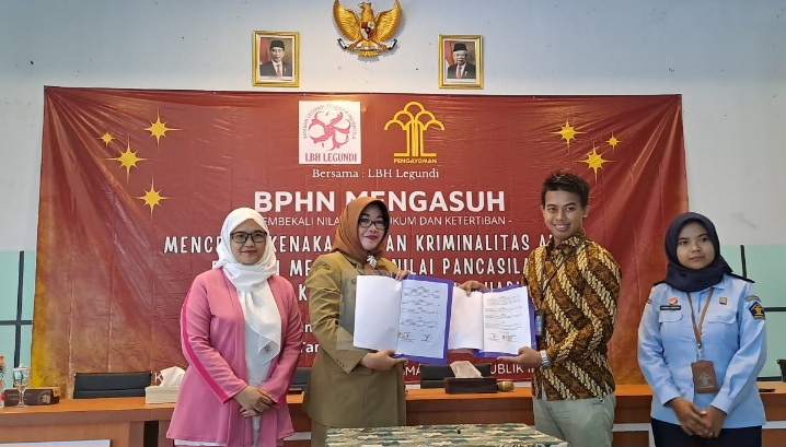 Bekali Nilai Hukum dan Ketertiban SMPN 4 Hadirkan Kemenkumham