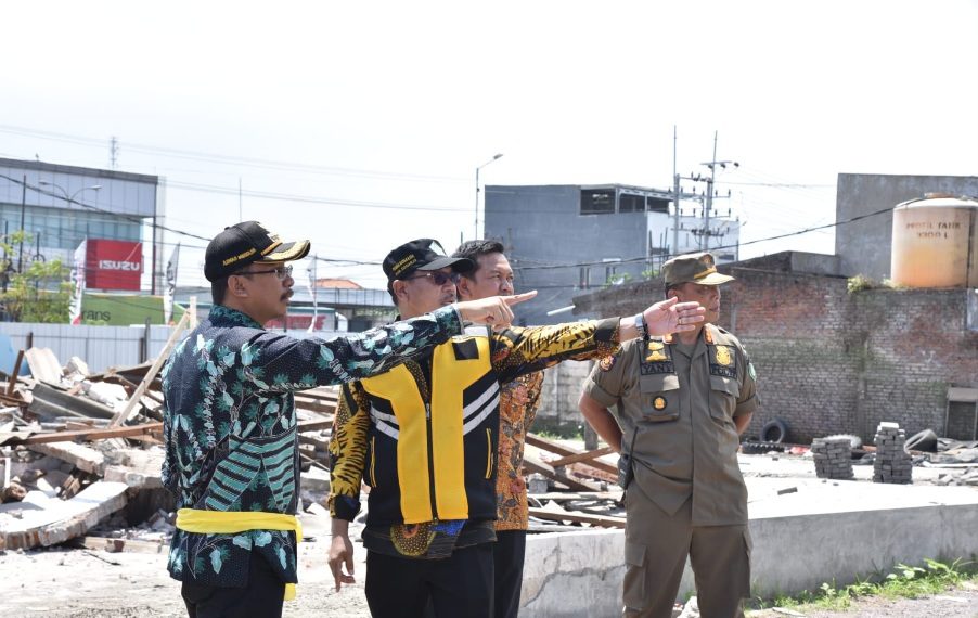 Bupati Sidoarjo Pantau Progres Proyek Fly Over Aloha