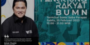 Menteri BUMN Berbagi Kebahagian Bersama Masyarakat Parapat