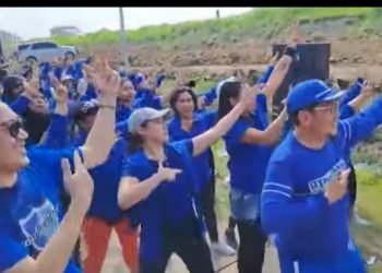 Cak Khulaim bersama Cak Taufiq Kompak Senam PAN Bareng Bersama SIP