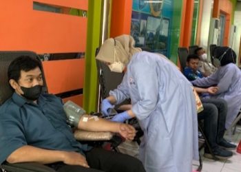 Mitigasi Kesehatan, PLN Gresik Gelar Donor Darah