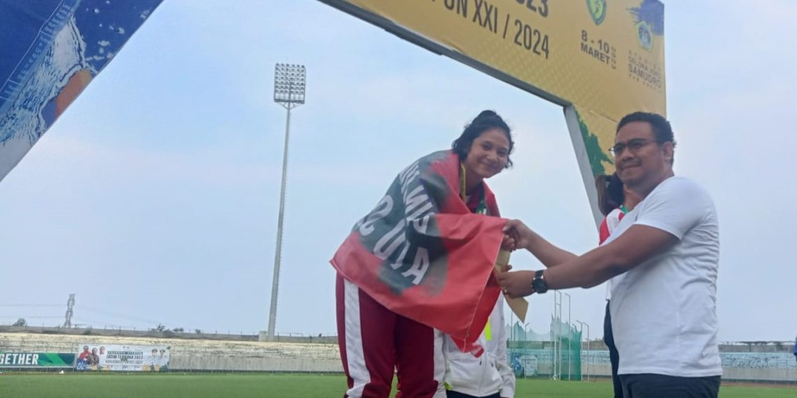 Atlet Binaan BIN Erna Nuryanti, Si Pemalu dan Kemampuan Melesat di Lintasan Sprint