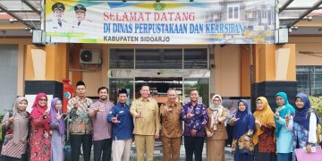 Teken MoU, SD/MI Muhammadiyah se-Sidoarjo Jadi Anggota Perpusda