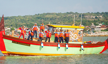 SMK Negeri 3 Buduran Luncurkan Kapal ‘PUTRI MAYANGMADU’