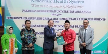 Wujudkan Nawa Karsa Gresik Sehati, Pemkab Gresik Kerja Sama Kesehatan dengan Universitas Airlangga dan Universitas Brawijaya