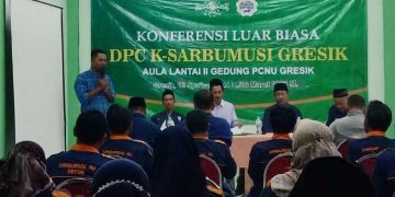 Terpilih secara Aklamasi, Ghofar Pimpin Sarbumusi Gresik