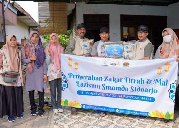 SMAMDA Sidoarjo Salurkan Zakat Fitrah Sebesar Rp 205 Juta