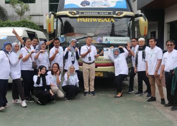Pegadaian Berangkatkan 150 Pemudik Gratis ke Banyuwangi, Yogyakarta, dan Semarang