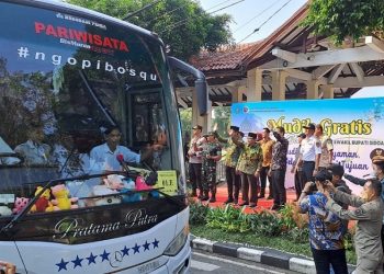 PT Pratama Putra Turunkan 20 Bus Untuk Program Mudik Gratis Pemkab Sidoarjo