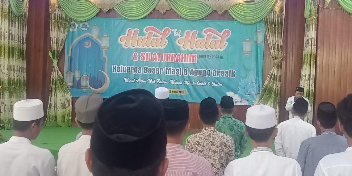Ketua Takmir Masjid Agung Gresik Pamit Undur Diri, Undangan Halal Bihalal Dibikin Bengong