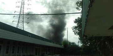 Indospring Gresik Terbakar, Tak Ada Korban Jiwa, Polisi Masih Selidiki Penyebabnya