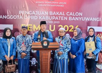 Dengan Angka Cantik, Partai Demokrat Banyuwangi Daftarkan Bacaleg ke KPU