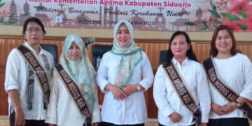 Agen Moderasi Beragama DWP Kemenag Sidoarjo Telah Dikukuhkan