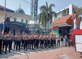 Jajaran Polres Pelabuhan Tanjung Perak Amankan Unras Aliansi Madura Indonesia