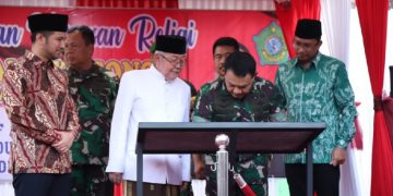 KSAD Jenderal TNI Dudung Abdurachman Resmikan Makam Aulia Sono