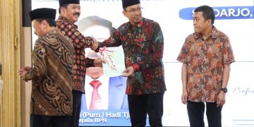 Menteri ATR/BPN Tambahi Kuota Program PTSL Sidoarjo Bebas Biaya BPHTB